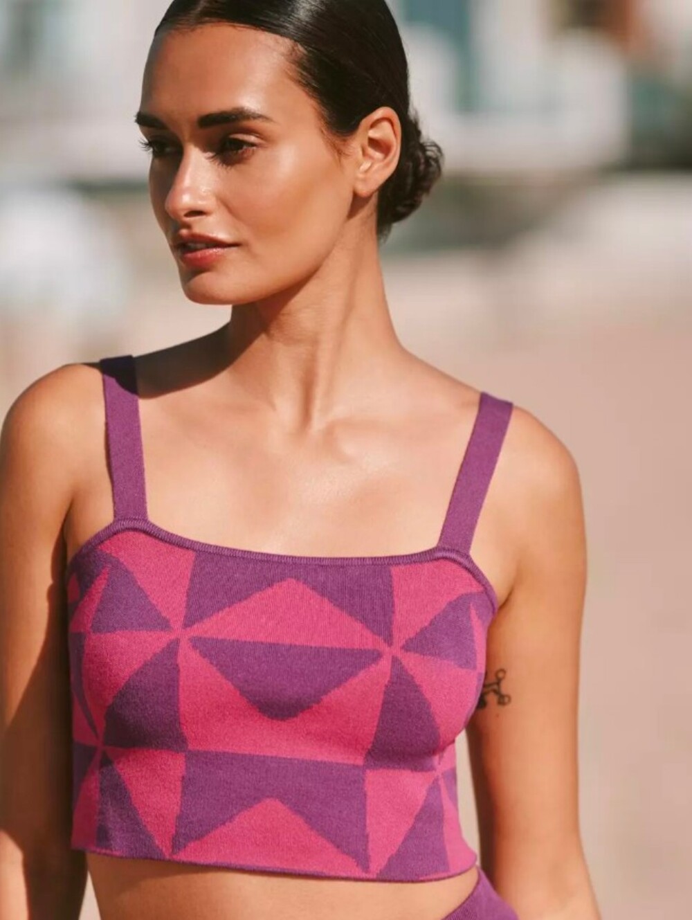 Anthropologie WOOL + NATURE x Celandine Crop Tank Top | Size M NWT